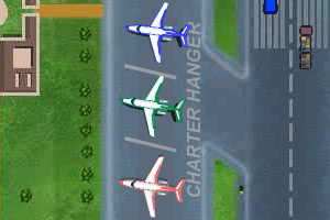 《飞机降落》游戏画面1