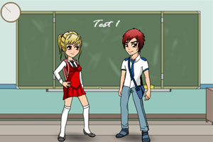 《学校小情侣》游戏画面1