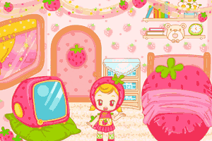 《布置粉红草莓房间》游戏画面1