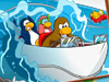 企鹅的赛艇