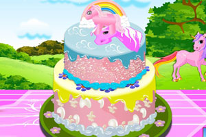 《小马蛋糕装饰》游戏画面1