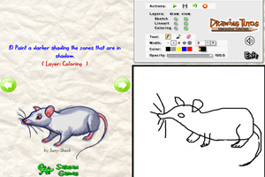 《学画12生肖之鼠》游戏画面1