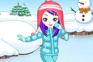 《滑雪小妹》游戏画面1