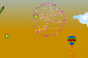 《热气球向上冲》游戏画面1