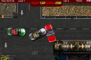 《停靠红色跑车》游戏画面1