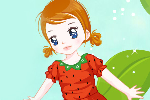 《可爱的水果女孩》游戏画面1