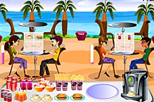 《海滩餐厅》游戏画面1