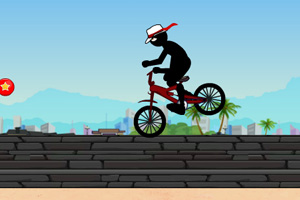 《火柴人极速自行车》游戏画面1