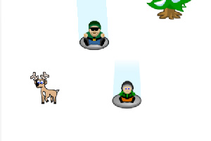 《约克玩雪橇》游戏画面1