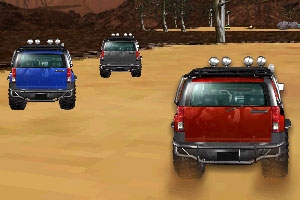 《3D汽车沙漠赛》游戏画面1