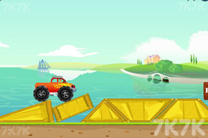 《为卡车铺路选关版》游戏画面9