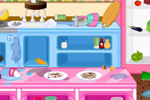 《清理厨房餐厅》游戏画面1