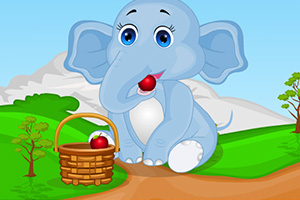《照顾大象宝宝》游戏画面1