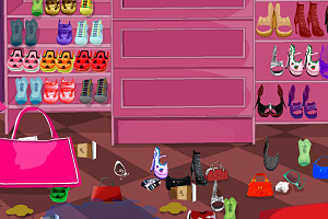 《鞋衣柜的清理》游戏画面1