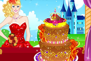 《公主装饰蛋糕》游戏画面1