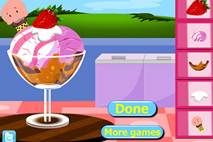 《香甜草莓冰淇淋》游戏画面1