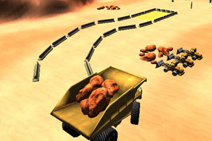 《3D巨型装卸卡车停靠》游戏画面1