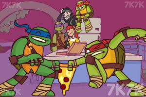 忍者神龟抢披萨