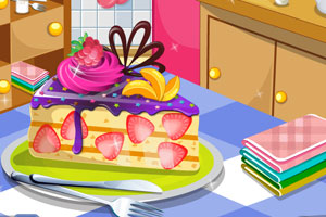 《美味的草莓蛋糕》游戏画面1