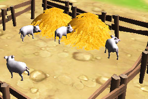 《小猪农场觅食》游戏画面1