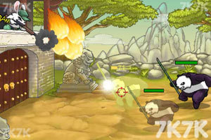 《兔子大战熊猫无敌版》游戏画面2