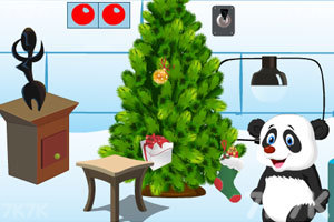 《小熊猫圣诞逃生》游戏画面1