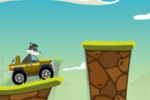 《小浣熊开汽车》游戏画面1