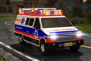 《救护车停车》游戏画面1