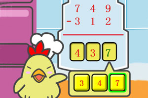《母鸡带你学数学》游戏画面1