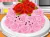 漂亮的花朵蛋糕