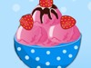 小叮当做草莓冰淇淋