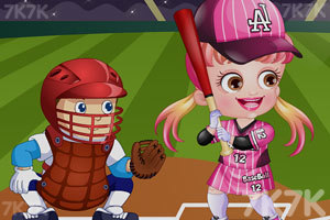 《可爱宝贝打棒球》游戏画面1