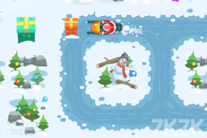 《圣诞爷爷滑雪橇》游戏画面1