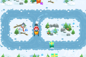 《圣诞爷爷滑雪橇》游戏画面3