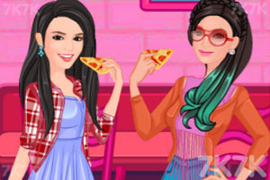《爱披萨的时尚姐妹》游戏画面2