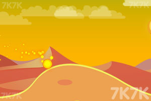 《飞跃沙丘的小球》游戏画面3