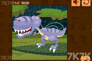 《恐龙乐园拼图》游戏画面1
