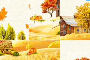 《秋天美景拼图》游戏画面2