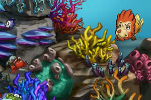 七色珊瑚净化海底