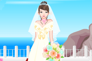 海边时尚新娘