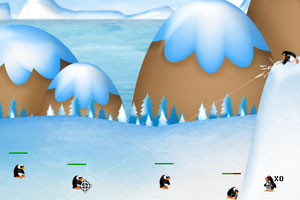 《企鹅坚守阵地》游戏画面1