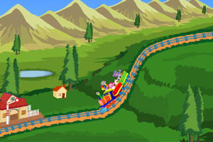 《搭建玩具火车》游戏画面1