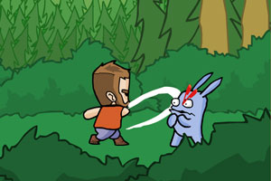 《暴打兔子》游戏画面1