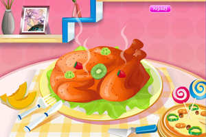《感恩节烤火鸡》游戏画面1