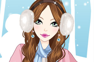 《冬装美女》游戏画面1