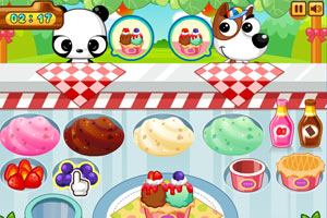 《小鸭冰淇淋店》游戏画面1