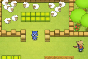 《小狼农场抓羊》游戏画面1