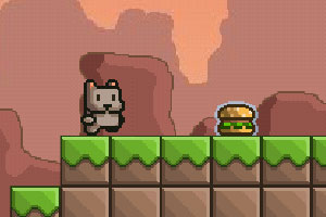 《小猫吃汉堡》游戏画面1