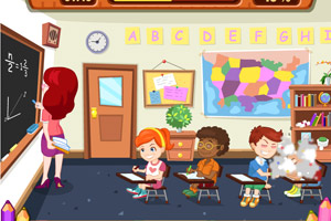 《教室淘气包》游戏画面1