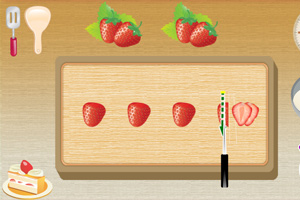 《草莓切块蛋糕》游戏画面1